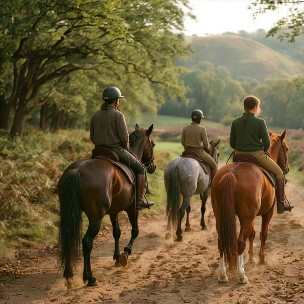 Balade à cheval en Corrèze, autour de Masseret