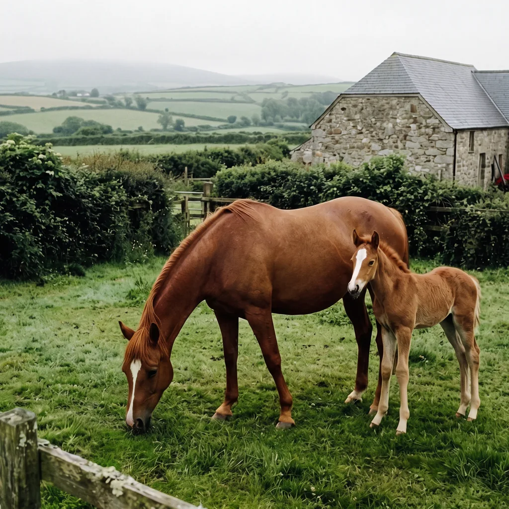 Élevage de chevaux au Ranch de Lauzerat, Masseret